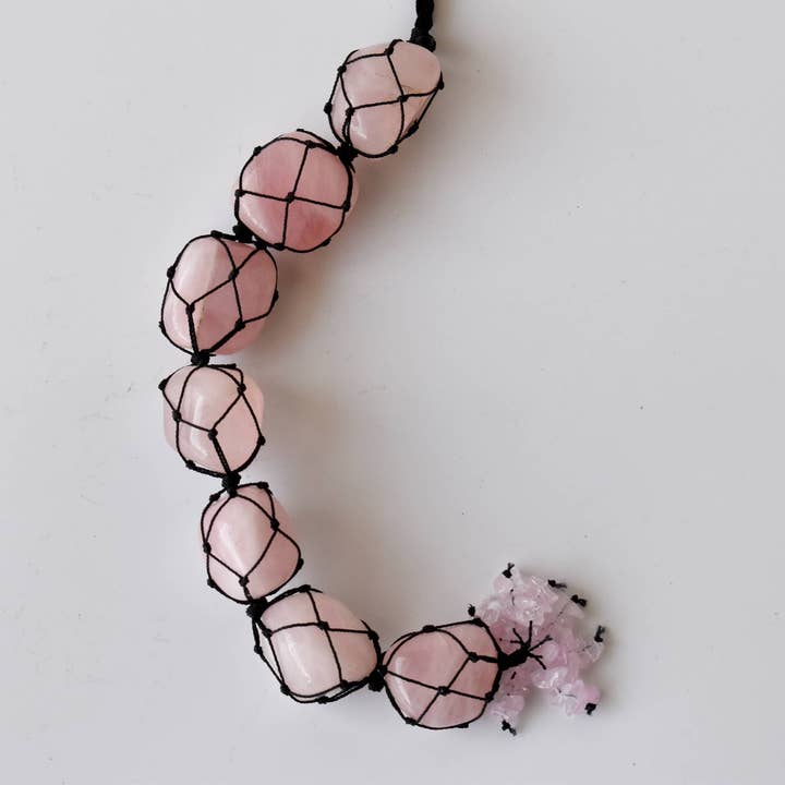 Soothing Crystals - Wholesale Car Decorative Charm - Unisex - Crystal Hanger | Rose Quartz | Stone Hanger Car Accessories11