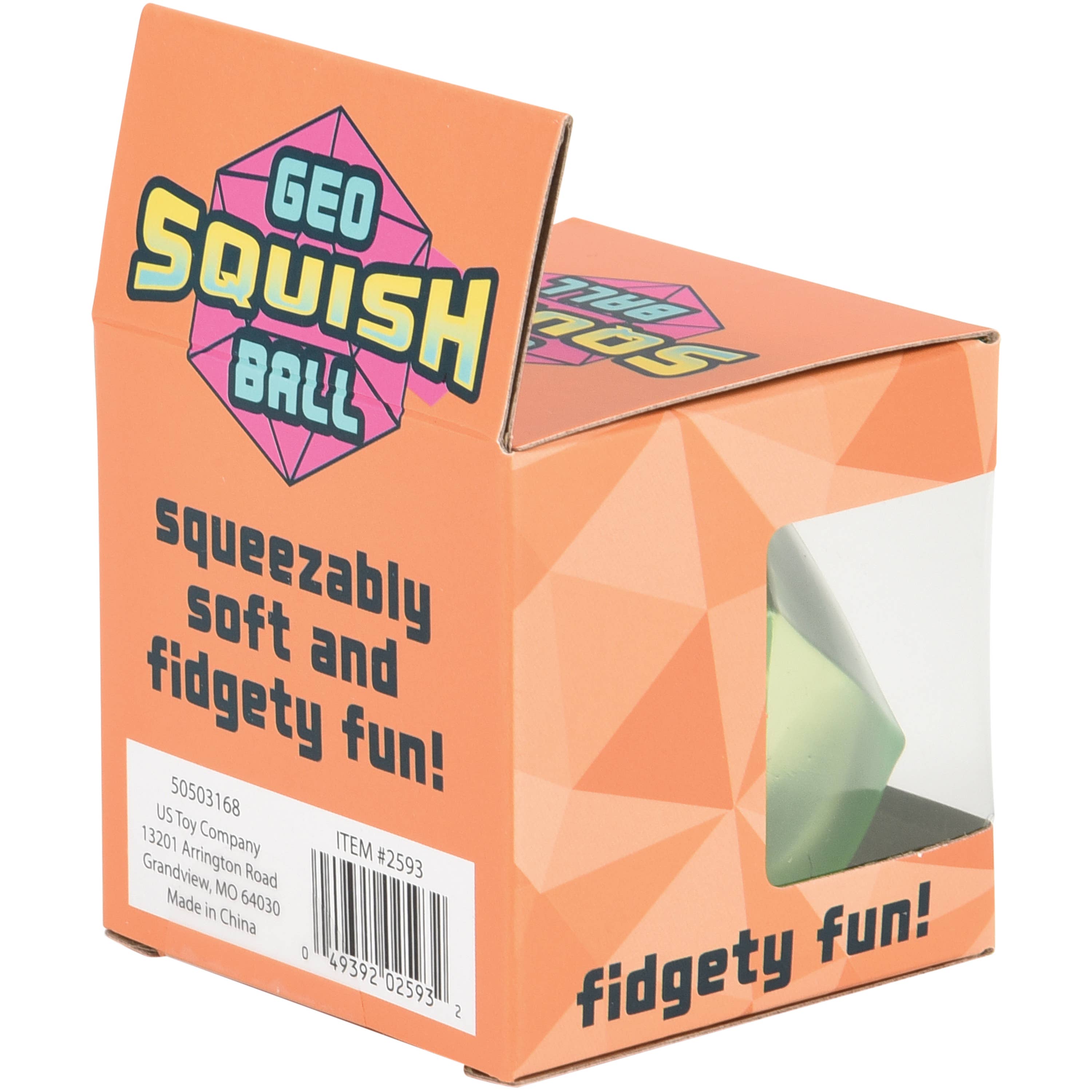 US Toy Company - Wholesale Squishy Toy - Kids & Baby - Geo Squish Sugar Ball 12-Unit Display17