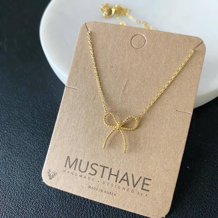 Tie A Bow Necklace for wholesale by musthavemustget