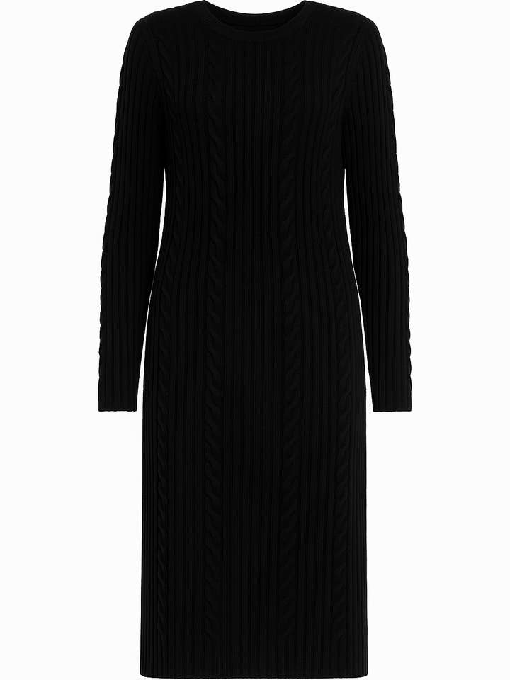 GUIMANOS - Wholesale Dress - Women's - Ribbed Knit Dress1