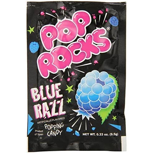 I Got Your Candy - Wholesale Boiled sweets - Pop Rocks Blue Razz Popping Candy .33oz - 24ct1