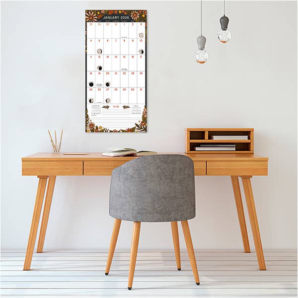 Sellers Publishing - Wholesale Calendar - The Moon Phases 2026 17-Month Wall Planner2