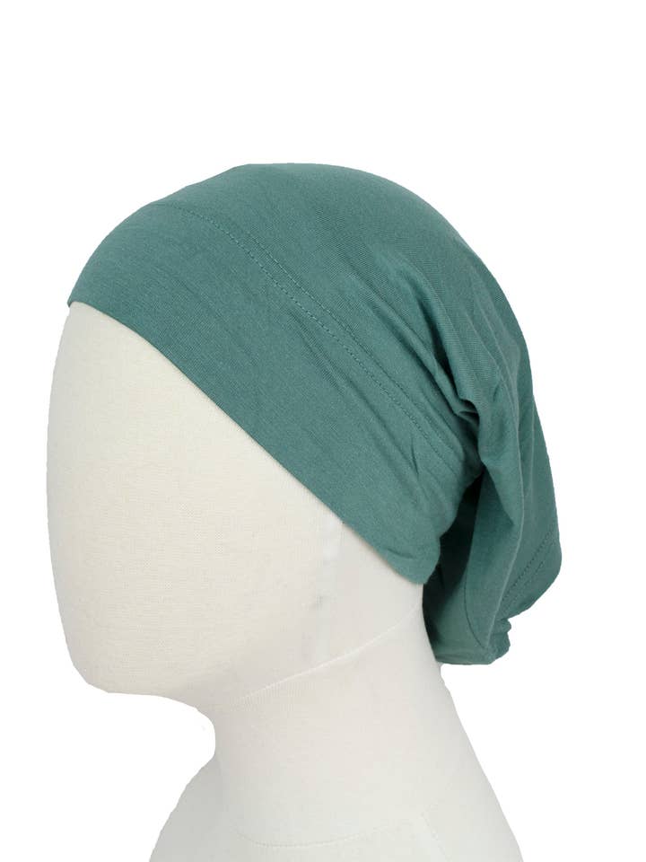 Berretto sotto sciarpa in jersey - Menta Crema per la vendita all'ingrosso da parte di Bella Hijabs