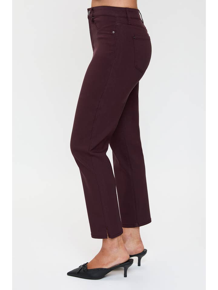 YMI – wholesale Byxor - Dam – Högmidjade Hyperstretch Beskurna Raka Byxor-P04123140