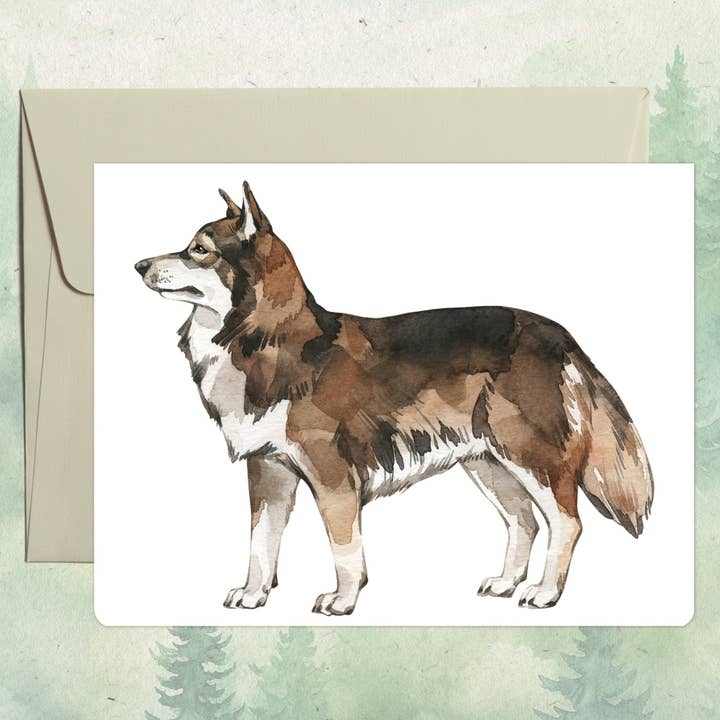 Håndlavet utonagan hunde-hilsen kort for engroshandel hos Soul Familiar