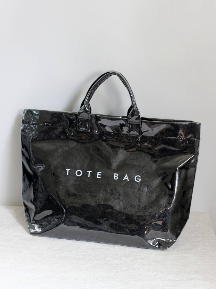 A2507LS23411 - Glänzende PU-Tragetasche – Minimalistische Alltagshandtasche für den Großhandel von Esley Accessories