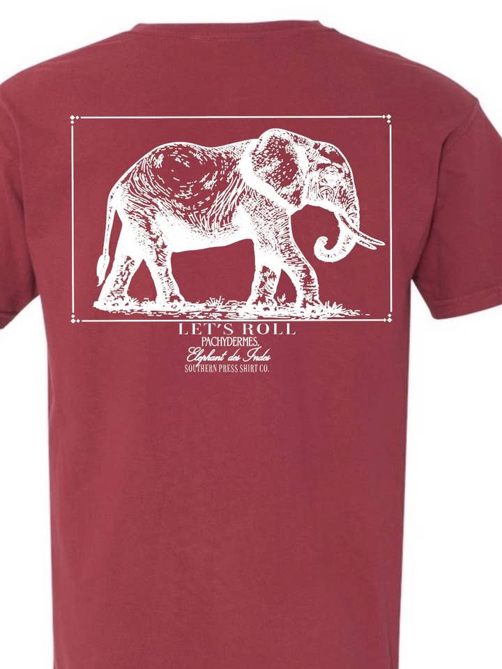 Elephant Comfort Color Shirt for wholesale by Southern Press Shirt Company