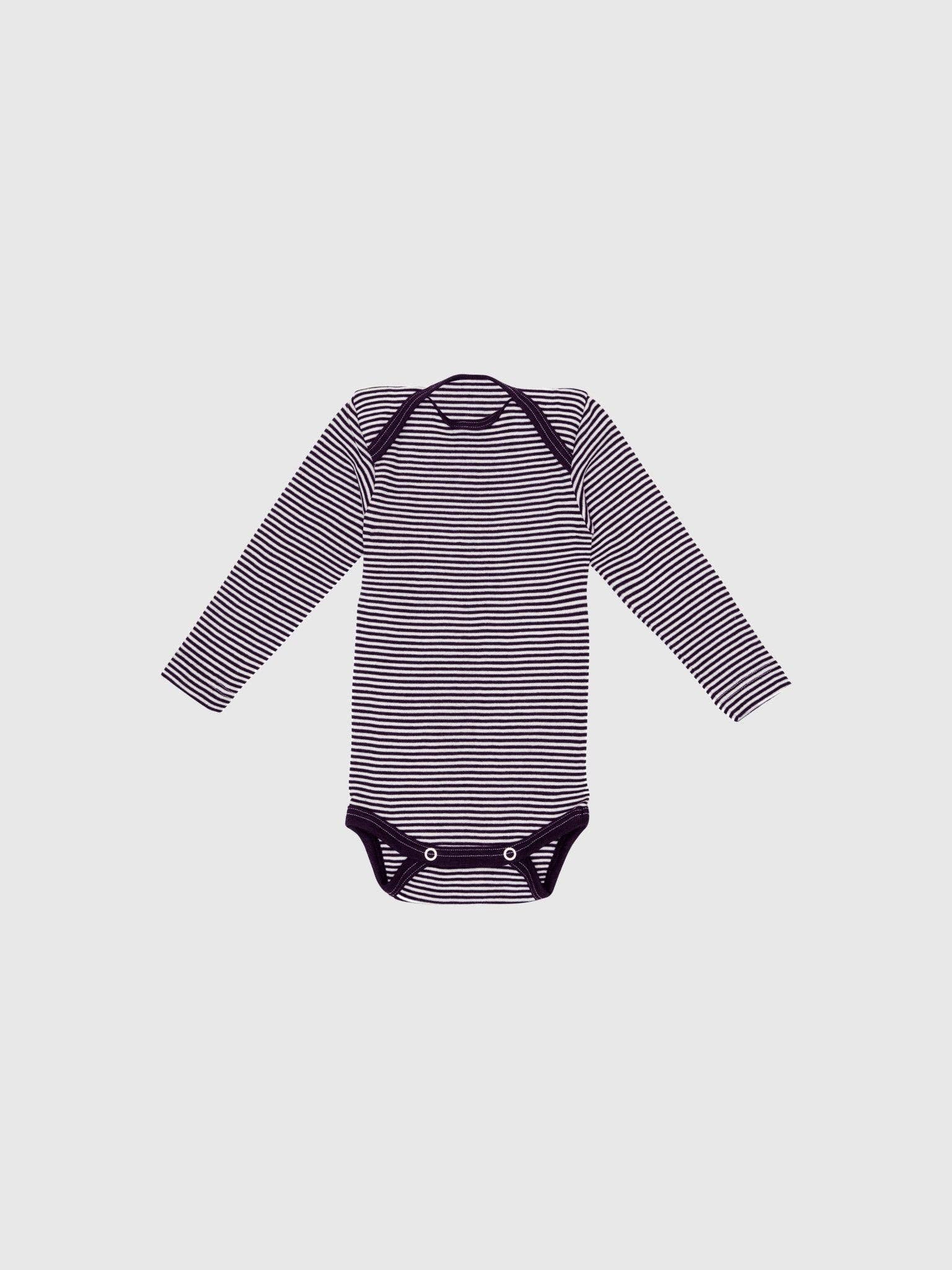 MINI LILA - Wholesale Bodysuit (Non-Footed) - Baby - Organic Merino Wool and Silk Long-sleeved Onesie22