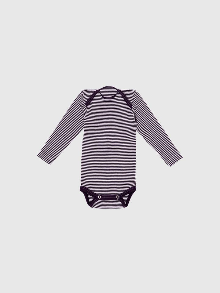 MINI LILA - Wholesale Bodysuit (Non-Footed) - Baby - Organic Merino Wool and Silk Long-sleeved Onesie22
