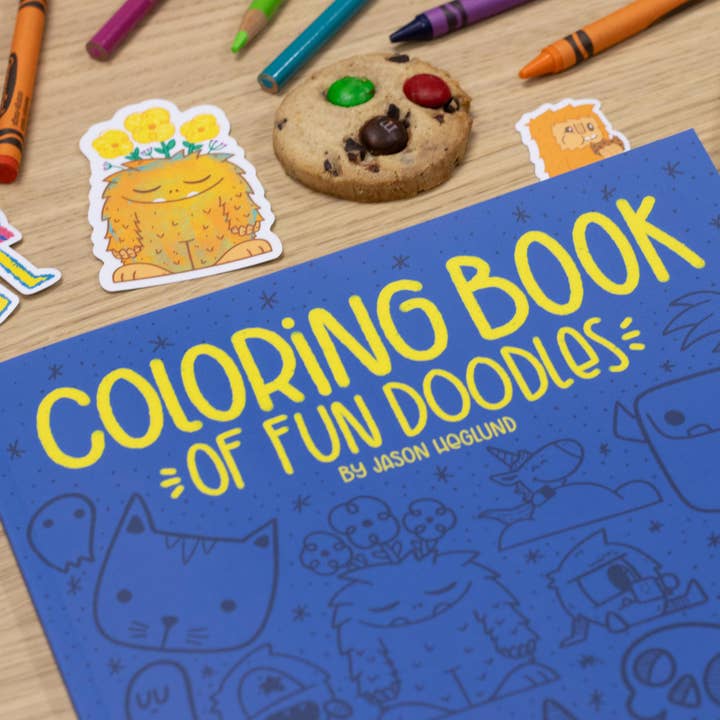 Hi, Hello There - Wholesale Coloring & Activity Book - Kids & Baby - Silly Monsters & Bigfoot Coloring Book - Fun for All Ages9