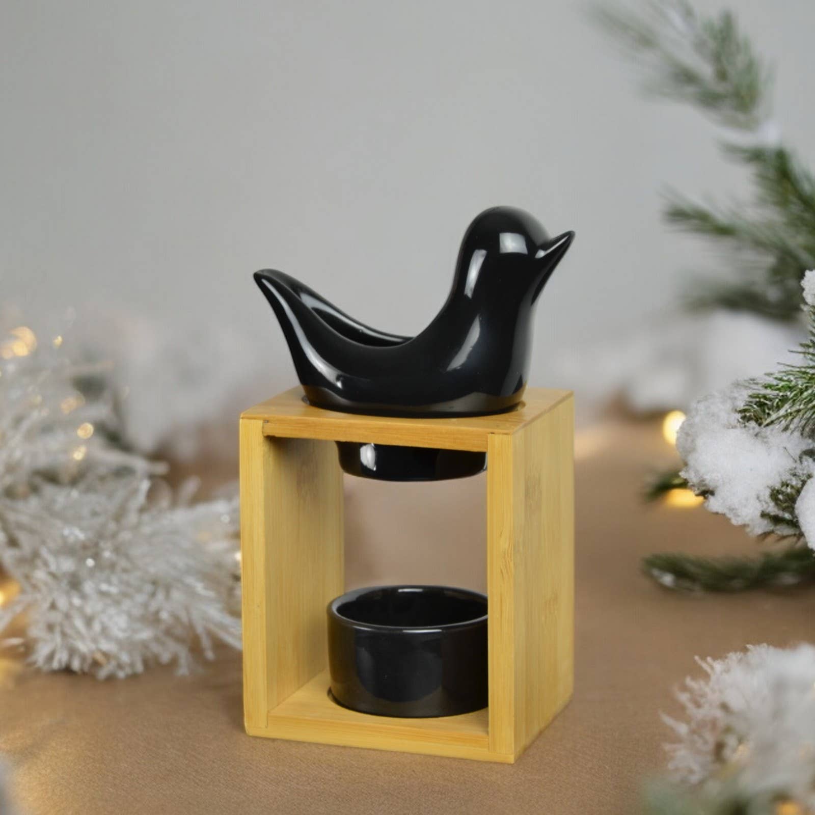Zen'Arôme - Wholesale Waxbrander - Birdy zwarte geurkaarsen en brander8