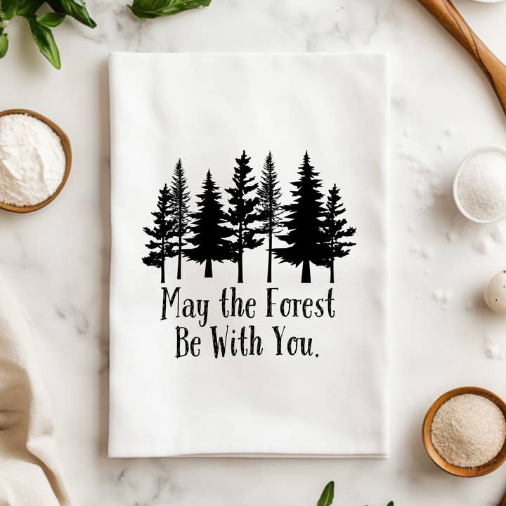 May The Forest Be With You - Kitchen Towels and other Purchase Wholesale may the forest be with you. Free Returns & Net 60 Terms on Faire trending on Faire.