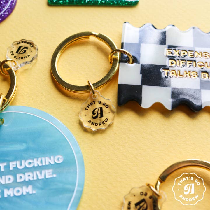 That’s So Andrew - Vendita all'ingrosso Portachiavi - Unisex - In questa macchina ascoltiamo Taylor - Funny Motel Keychain3