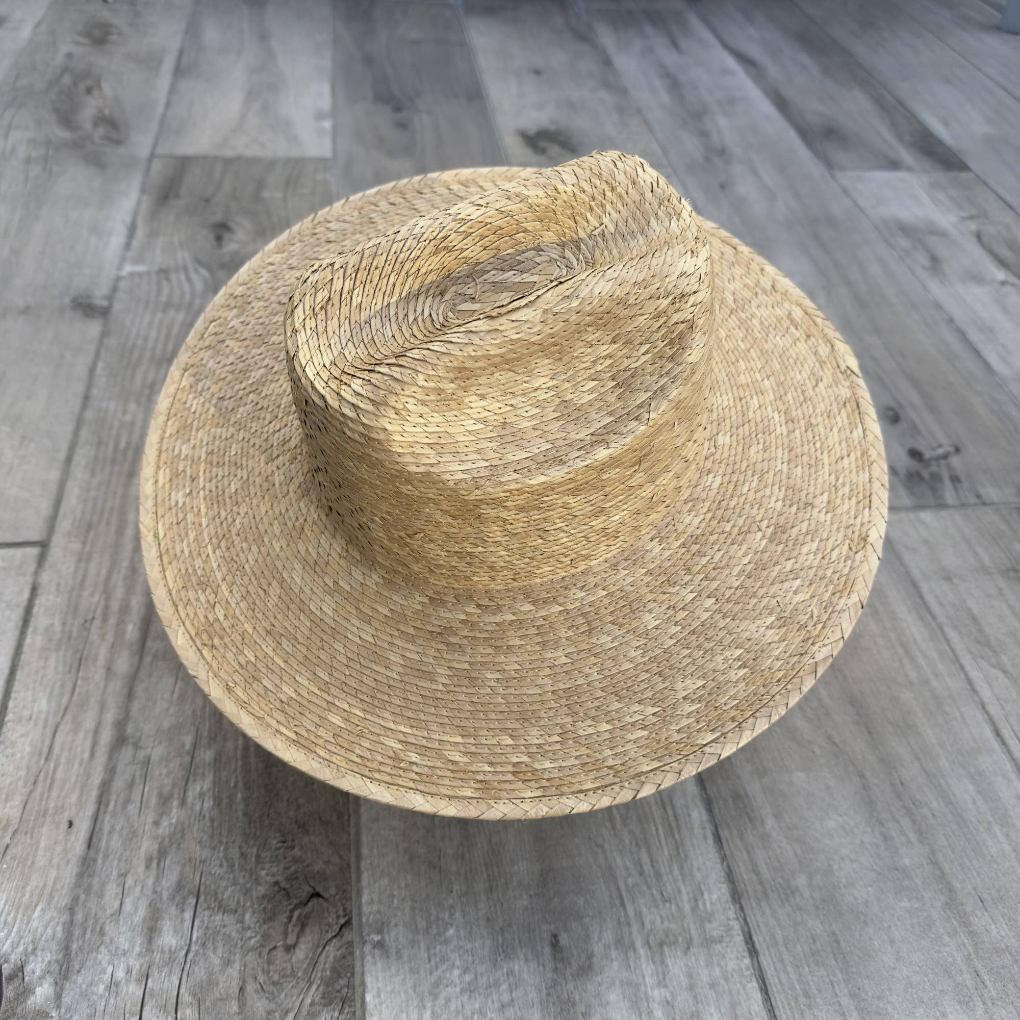 One and Only Accessories - Wholesale Straw Hat - Women's - Palm Leaf Western Hat with Flat Brim3
