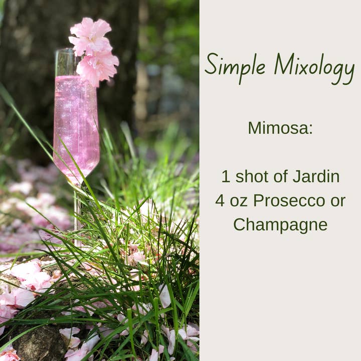 Jardin Infusion Florale - Wholesale Cocktail Mix/Syrup - JARDIN PREMIUM Rose Mixer for Cocktails and Mocktails