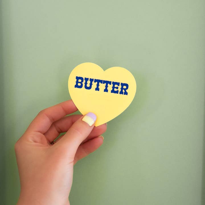 A Shop of Things - Wholesale Sticker - Butter Heart Sticker