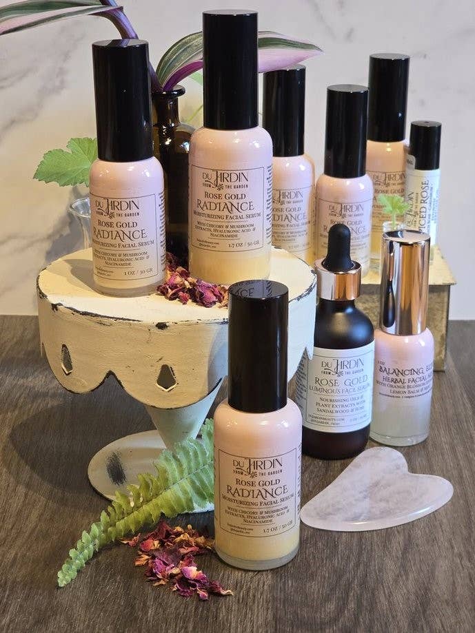 Du Jardin Beauty - Wholesale Facial Serum/Concentrate - Rose Gold Radiance Moisturizing Serum3