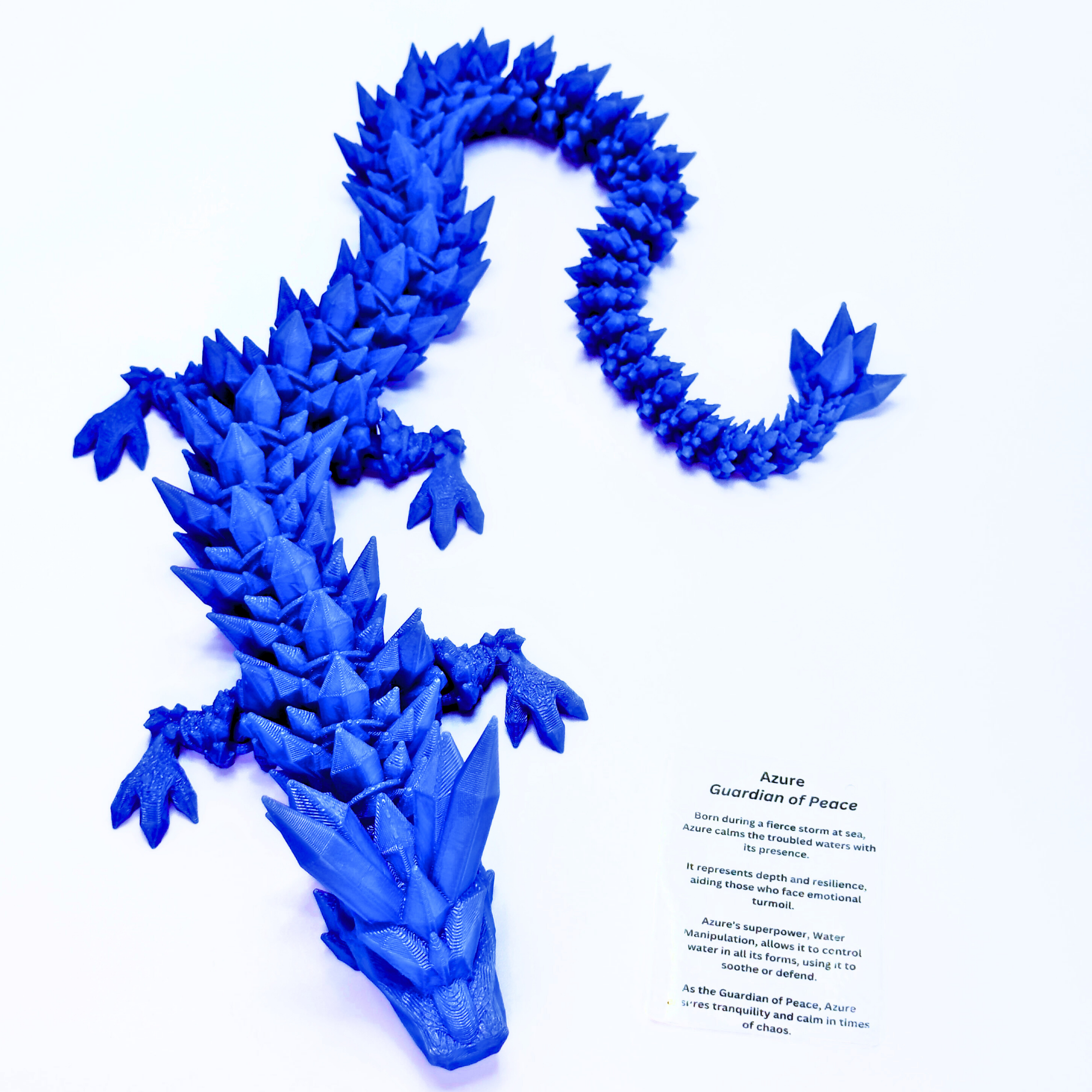 Dragon Fidgets - Wholesale Fidget Toy - Kids - 19IN Crystal Dragon Fidget Toy Decor, 3D Printed8