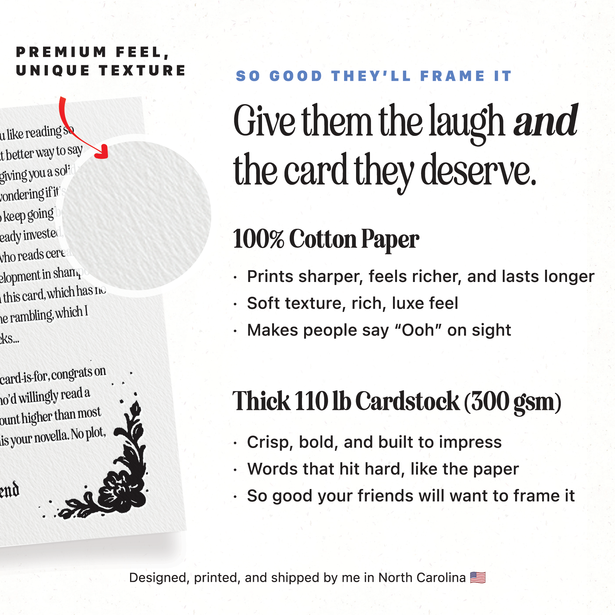 Petty Paper Studio - Wholesale Everyday Greeting Card - Snarky Book Lover Gift - A2 Witty Greeting Card1