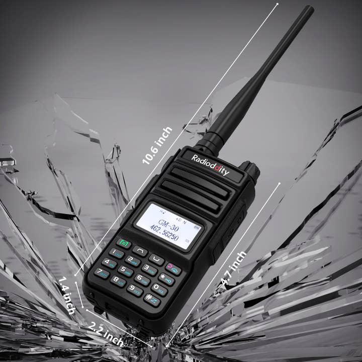 Radioddity - Wholesale Small/Handheld Appliance - Radioddity GM-30 GMRS Radio | 5W | VHF & UHF Scanner | NOAA | USB-C | SYNC