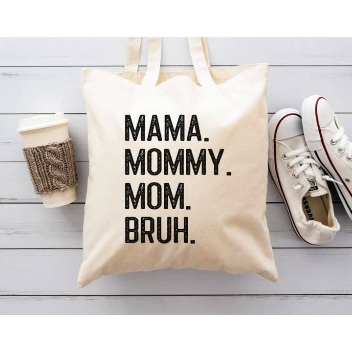 Mor Mor Mor Bruh Lærred Tote for engroshandel hos Peach Closet