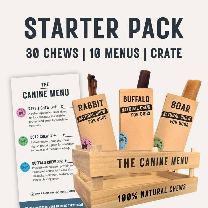 Starter Pack (30 dog chews & crate) and other Purchase wholesale curly treats. Free returns & net 60 terms on Faire trending on Faire.