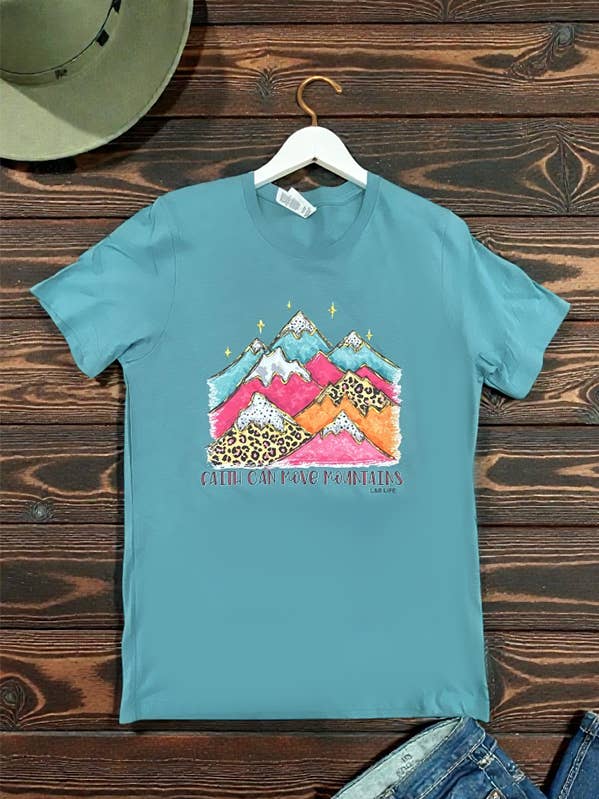 BC DTF FAITH CAN MOVE MAGLIETTA, MAGLIETTE, T-SHIRT, T-SHIRT, per la vendita all'ingrosso da parte di L&B Life