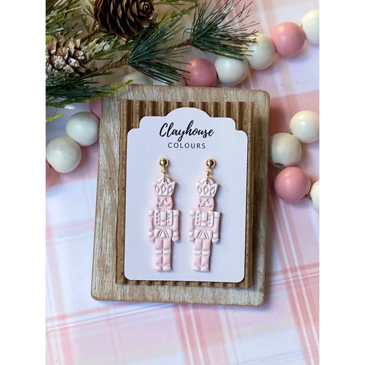 Clayhouse Colours - Wholesale Dangle Earrings - Holiday Christmas Nutcracker Earrings