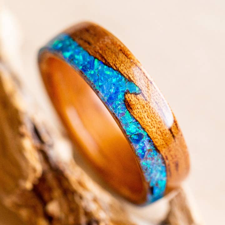 Koa & Blue Pacific Opal Waves for wholesale by My Roots Jewelry