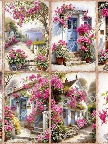 DRP257 - Rice paper A4 for wholesale by Decoricepaper