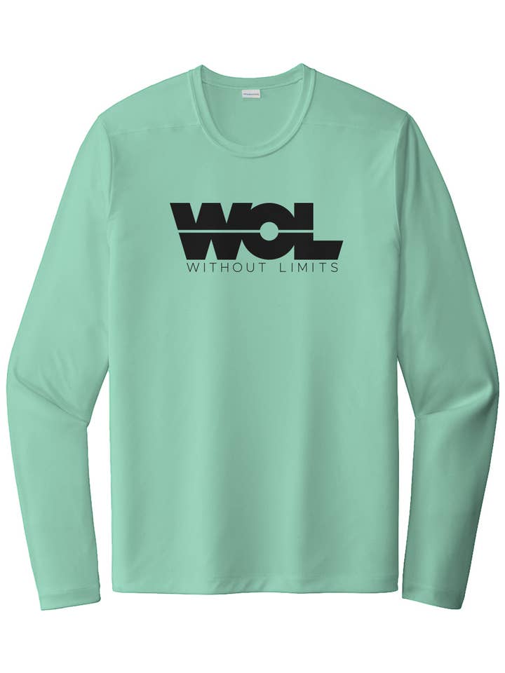 Runners Essentials by Without Limits - Wholesale Screen printed t-shirt – unisex - Posi UV Pro L/S Tee w/ UPF 50+0