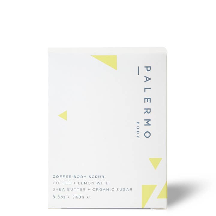 Palermo Body - Wholesale Body Scrub/Exfoliant - Coffee Body Scrub - Fair-trade Organic Coffee + Lemon