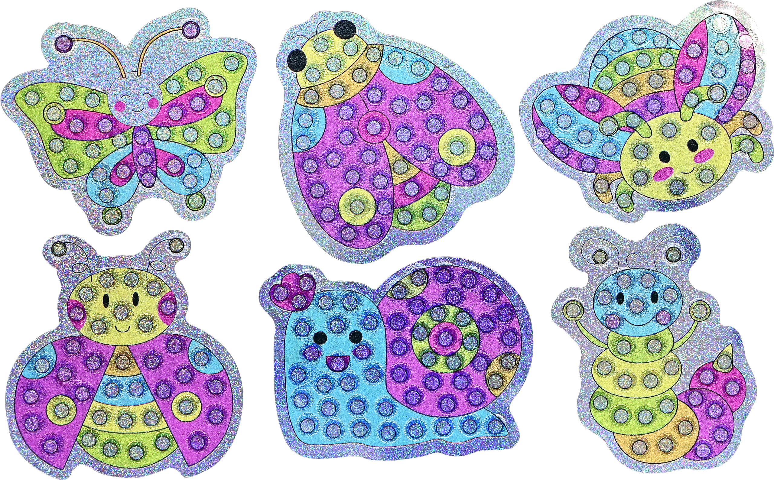 Peter Pauper Press - Wholesale DIY Craft Kit - Kids - Big Gem Painting Sticker Kit3