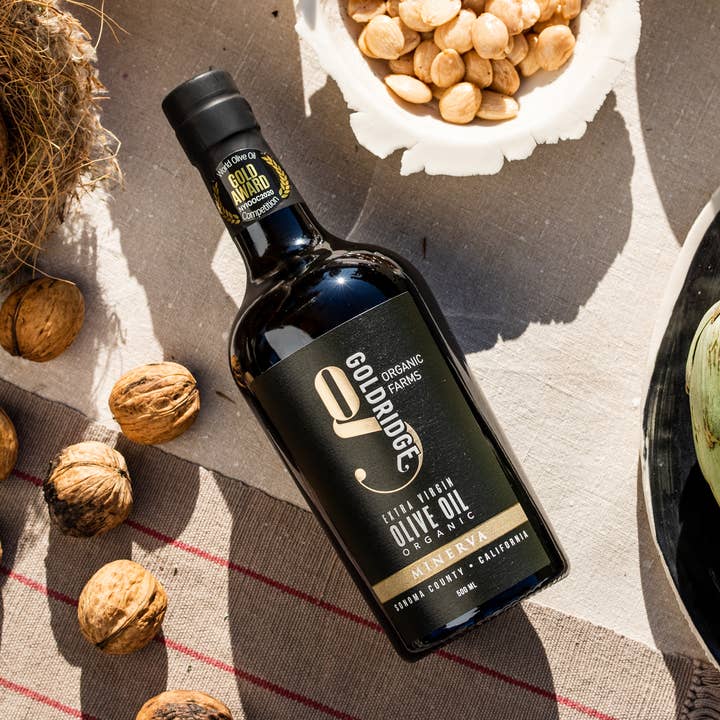 Gold Ridge Organic Farms - Wholesale Olive Oil - Minerva Blend EVOO, Organic California Olive Oil0