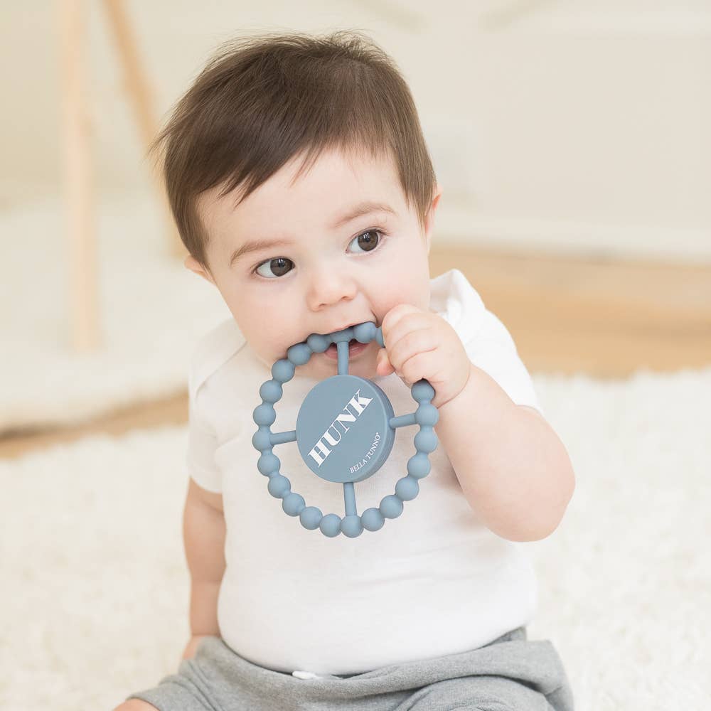 Bella Tunno - Wholesale Teether (Not Clip-On) - Baby - Hunk Blue Happy Teether6