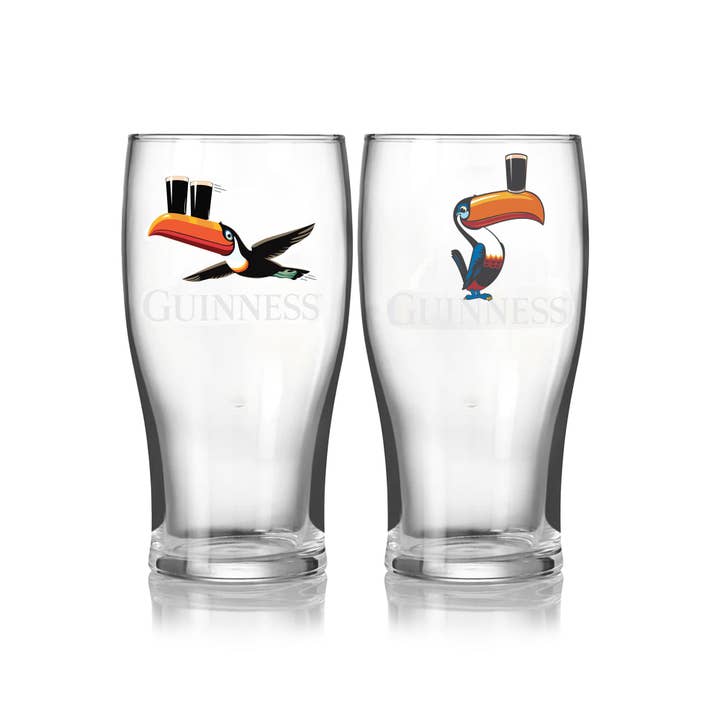 Ensemble de Verres Guinness Gilroy Toucan & Toucan Volant pour la vente par James Trading Group INC