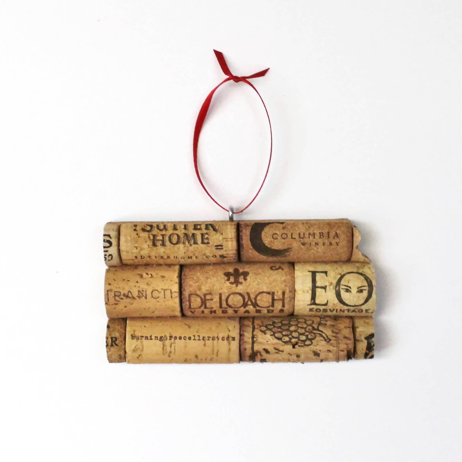 Desert Coastal Studios - Wholesale Ornament - Pick Your State Wine Cork Ornament - Gift for Wine Lover41