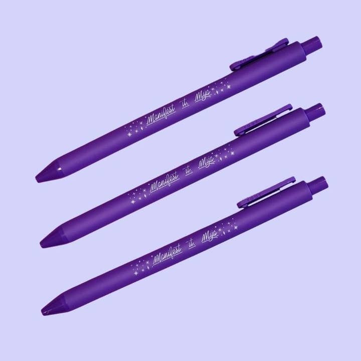 Ana Karen Loves Paper - Vente Stylos - Stylo à encre violette Manifest It, Mija2