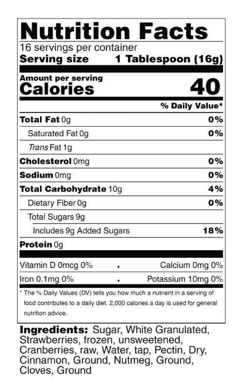 Cooper's Mill - Wholesale Jam/Jelly - Christmas Jam - Half Pint1