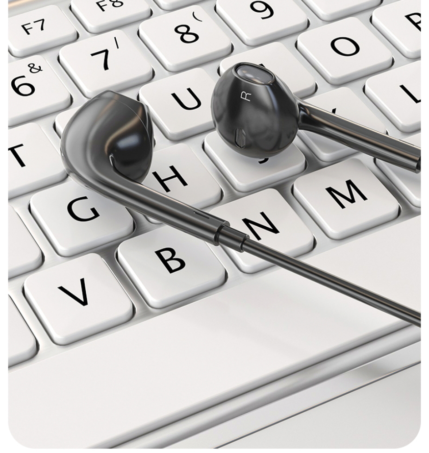 TECHANCY - Wholesale Headphones - TECHANCY In-ear headphones with cable and microphone0