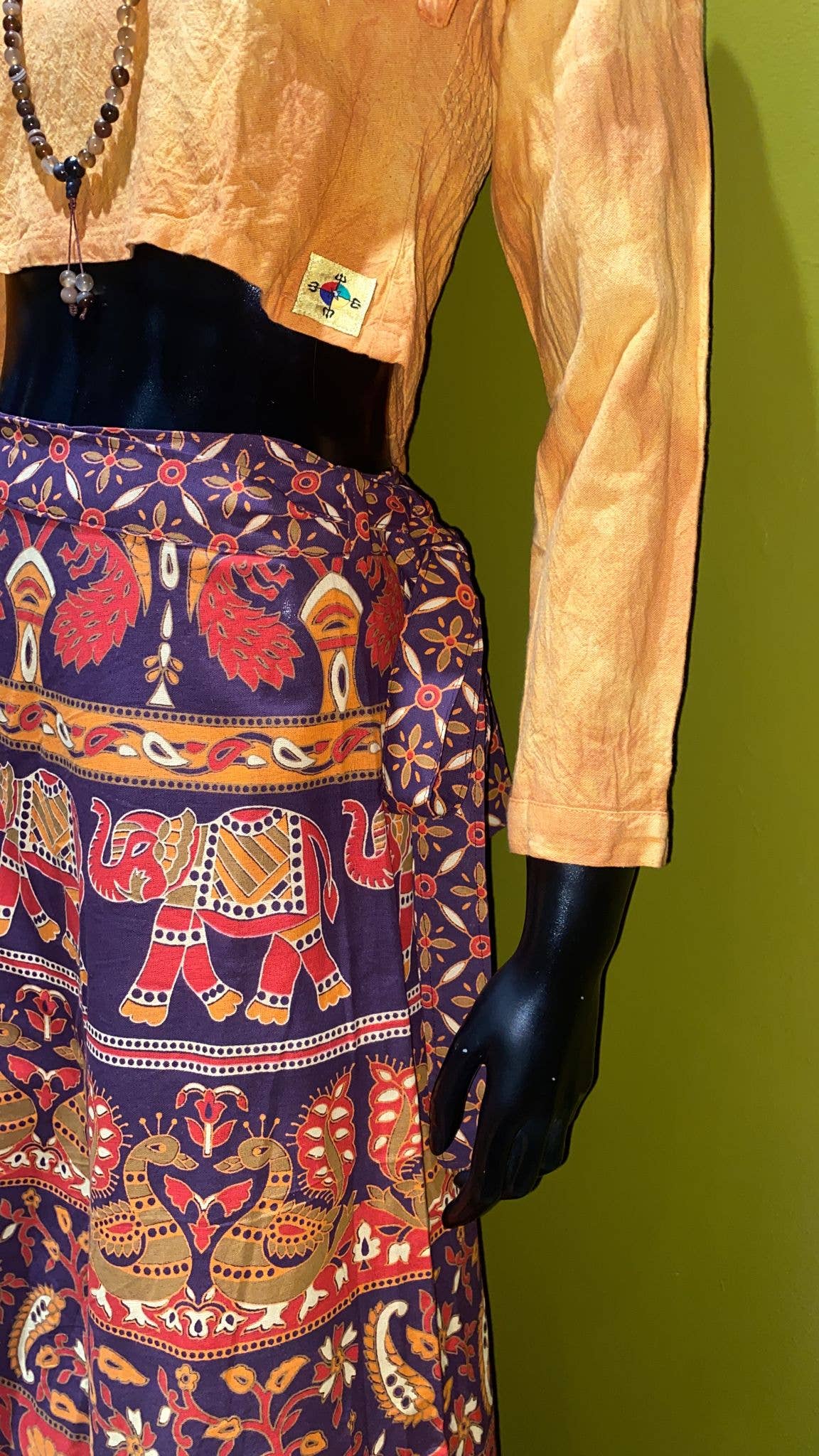 Katmandu Trading Co. - Venta al por mayor Falda - Mujer - Falda pareo de algodón estampado indio (varios diseños)4