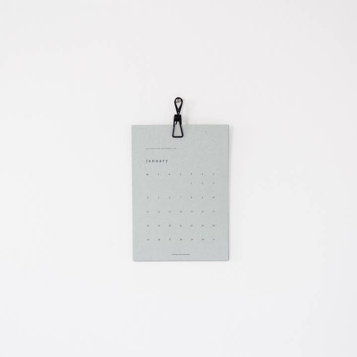 The Brown Paper Movement - Wholesale Calendar - Black Calendar Clip2