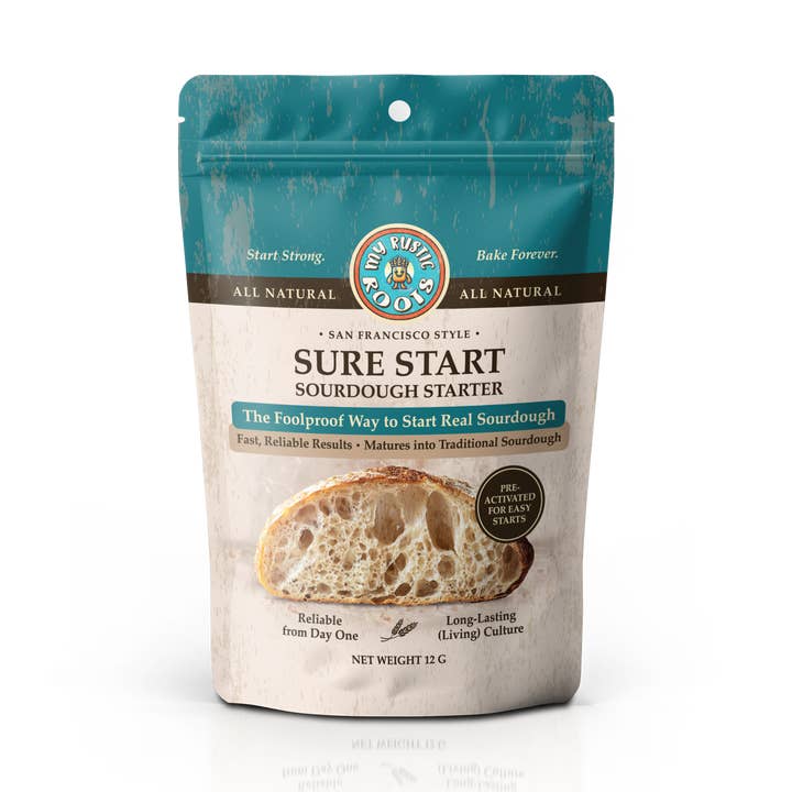 Sure Start Fail-Proof Sourdough Starter Culture (regular) for wholesale by My Rustic Roots