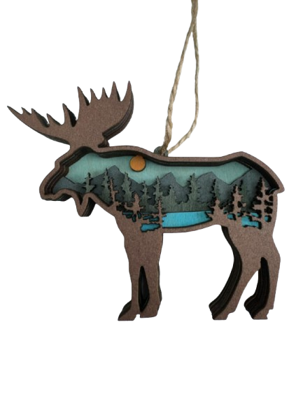 The Wilusz Way - Wholesale Decorative Tabletop Object - Mountain Moose1