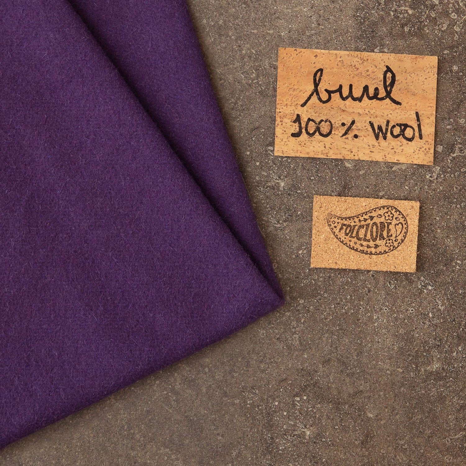 Folclore Crafts - Wholesale Craft Supplies - Burel – Colored Portuguese boiled wool fabric5