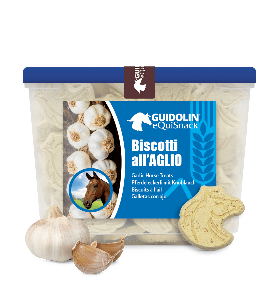 2G Pet Food, Equisnack, Equibar, Guidolin Gianni - Wholesale Pet Treats - Dog - Garlic cookies for horses | Natural ingredients3
