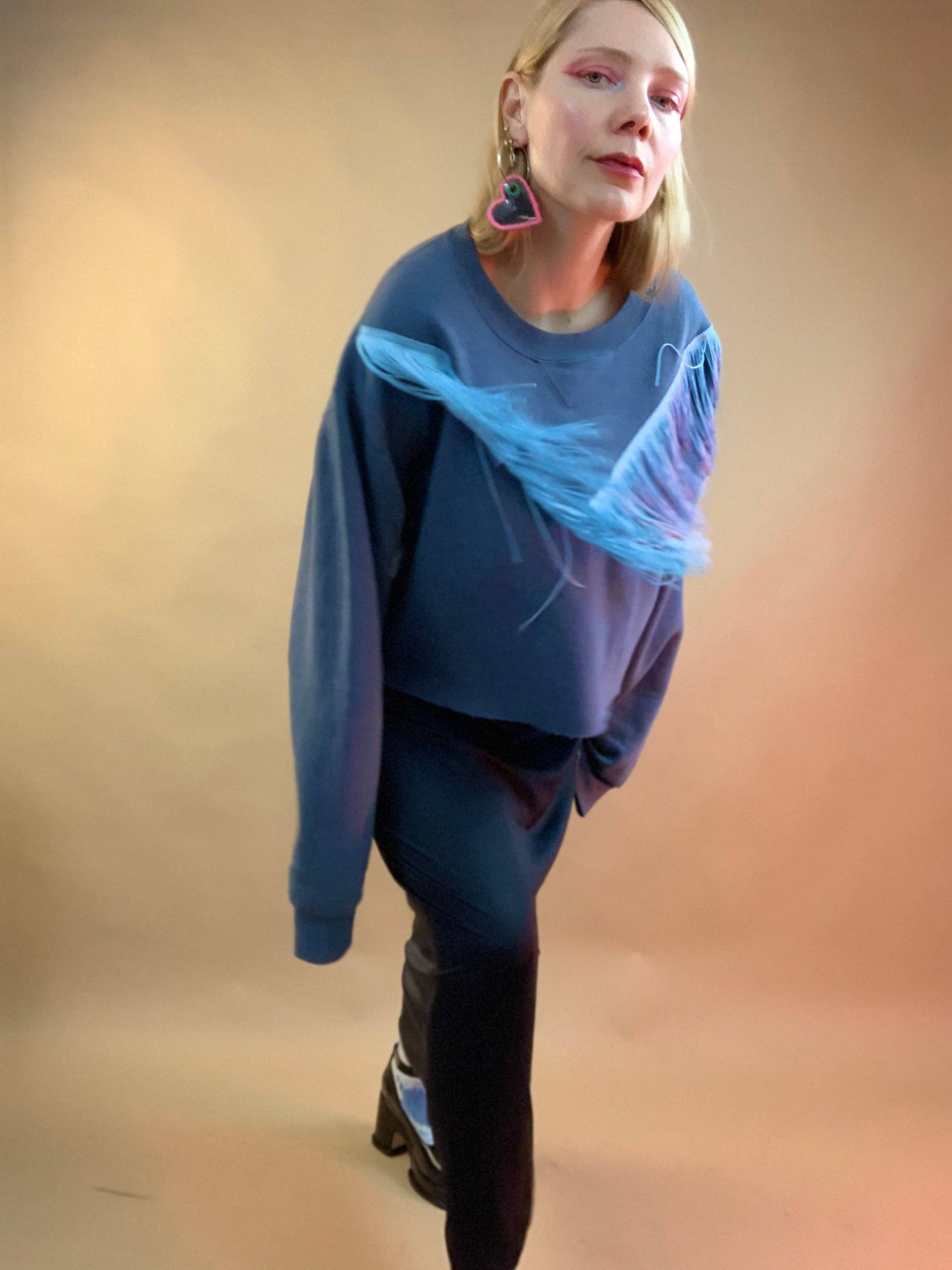 Shop Journal Vintage - Venta al por mayor Sudadera - Mujer - Sudadera flecos rodeo1