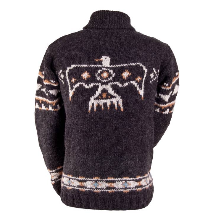 Lost Horizons Knitwear - Wholesale Knit Sweater - Men's - Eagle Sweater Jacket – Thunderbird Design