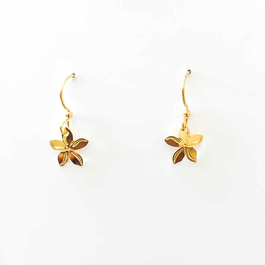 Leighton Lam Designs - Wholesale Stud/Post Earrings - Tiny Plumeria0