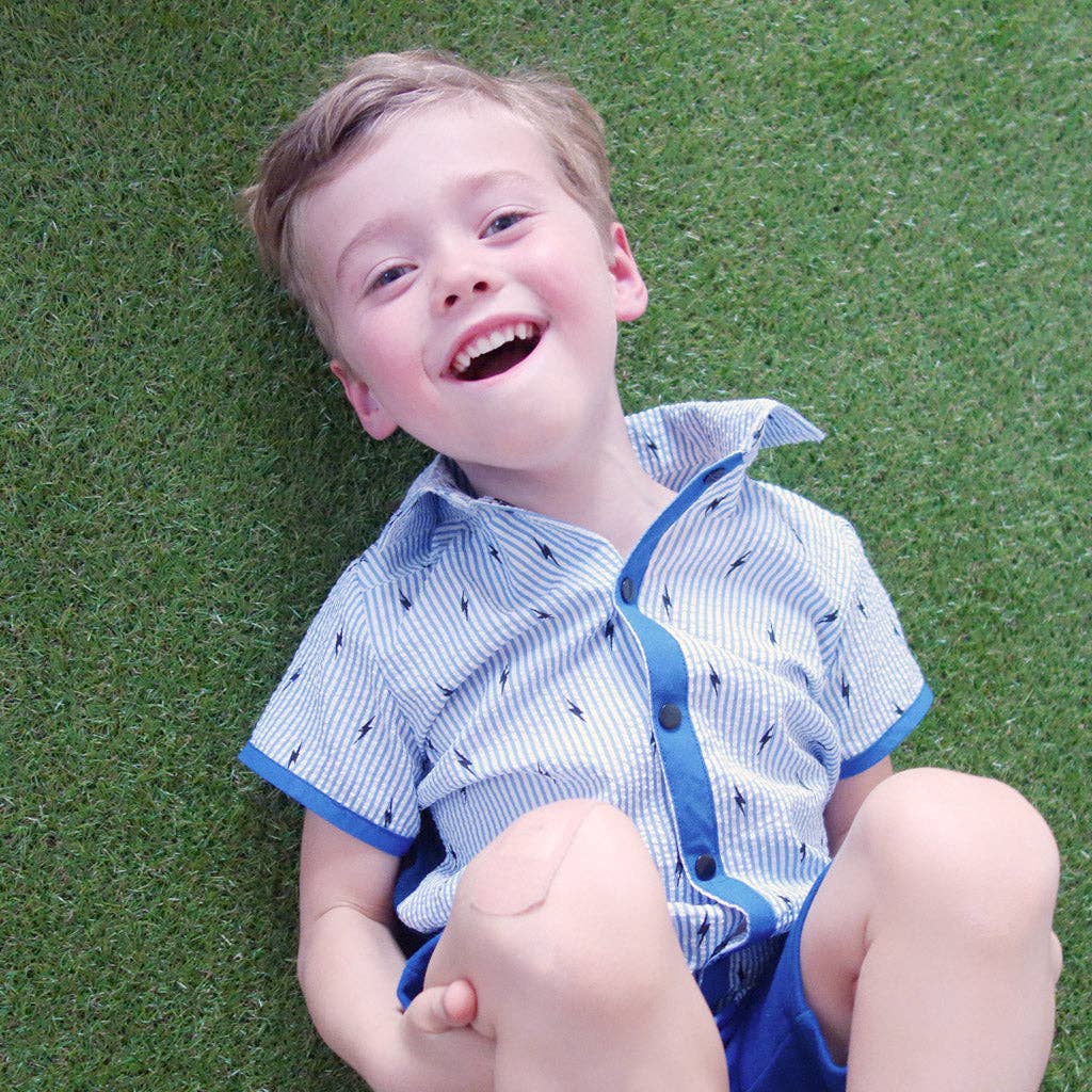 Super Bison – Engroshandel DIY-sysæt – Mønster skjorte Victor 2/12 år2